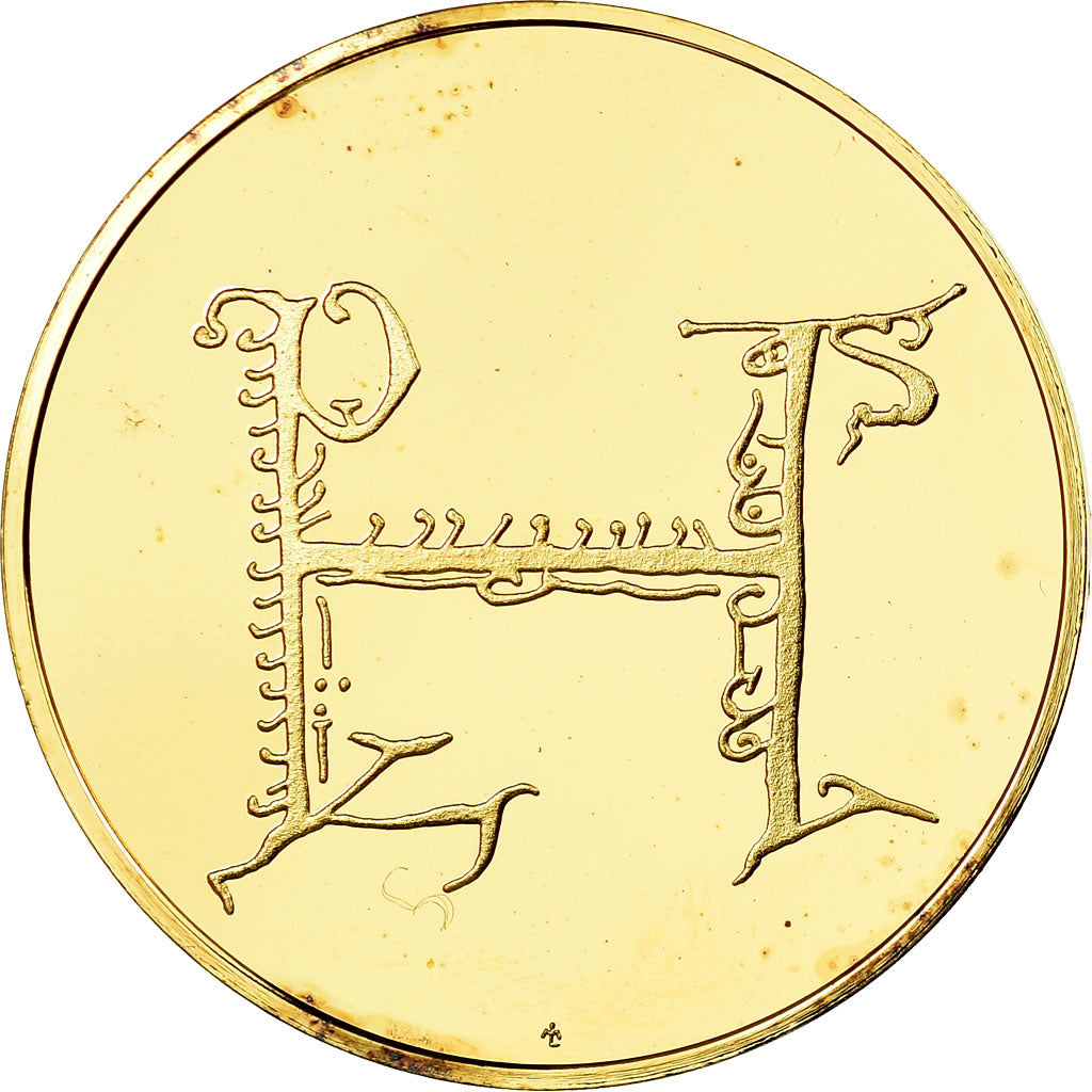 França, Medal, Les Rois de France, Louis VI, História, MS(65-70), Vermeil