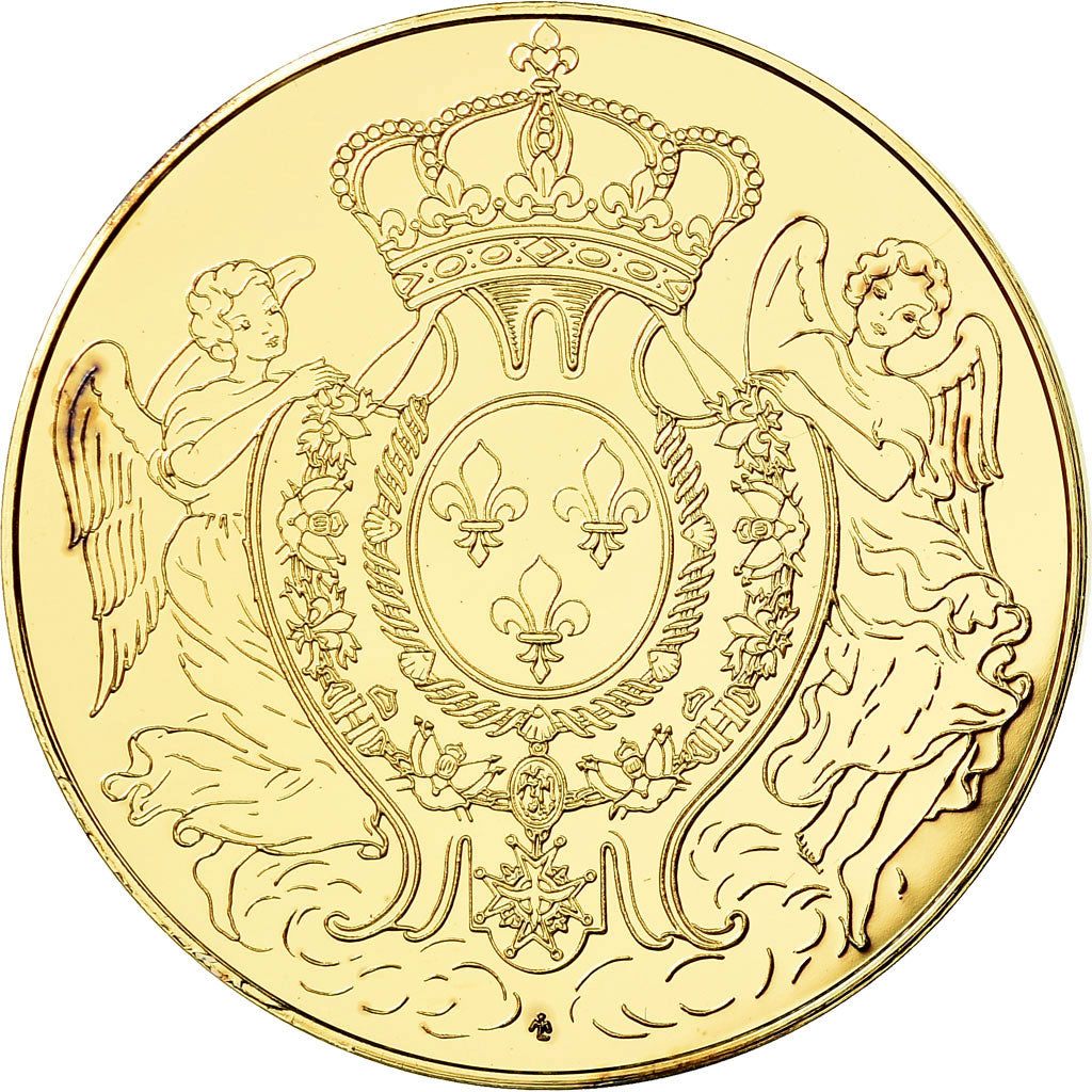 Frankreich, Medaille, Les rois de France, Louis XV, History, STGL, Vermeil