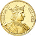 Francja, Medal, Les Rois de France, Charles IV, Historia, MS(65-70), Vermeil