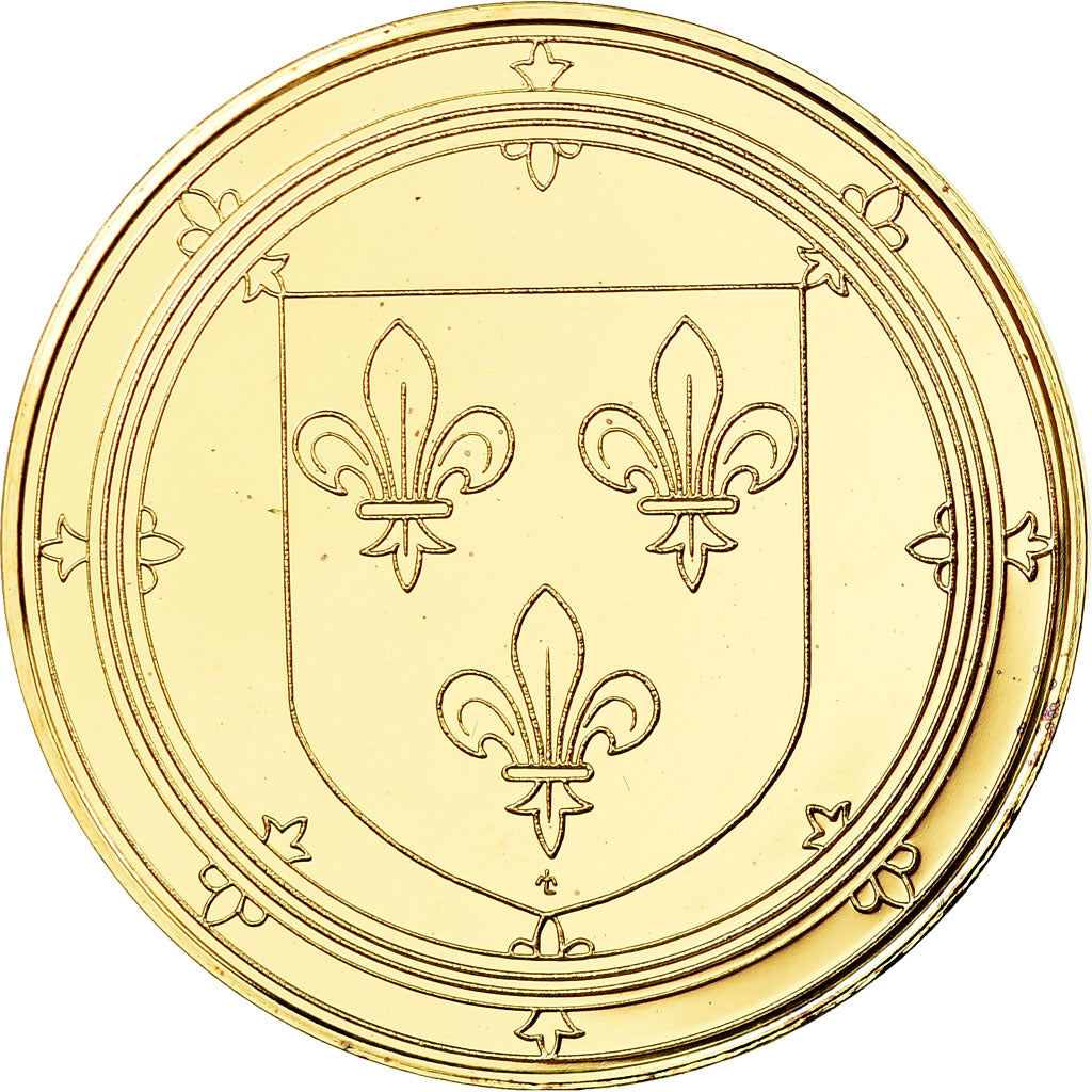 France, Medal, Les Rois de France, François II, History, MS(65-70), Vermeil