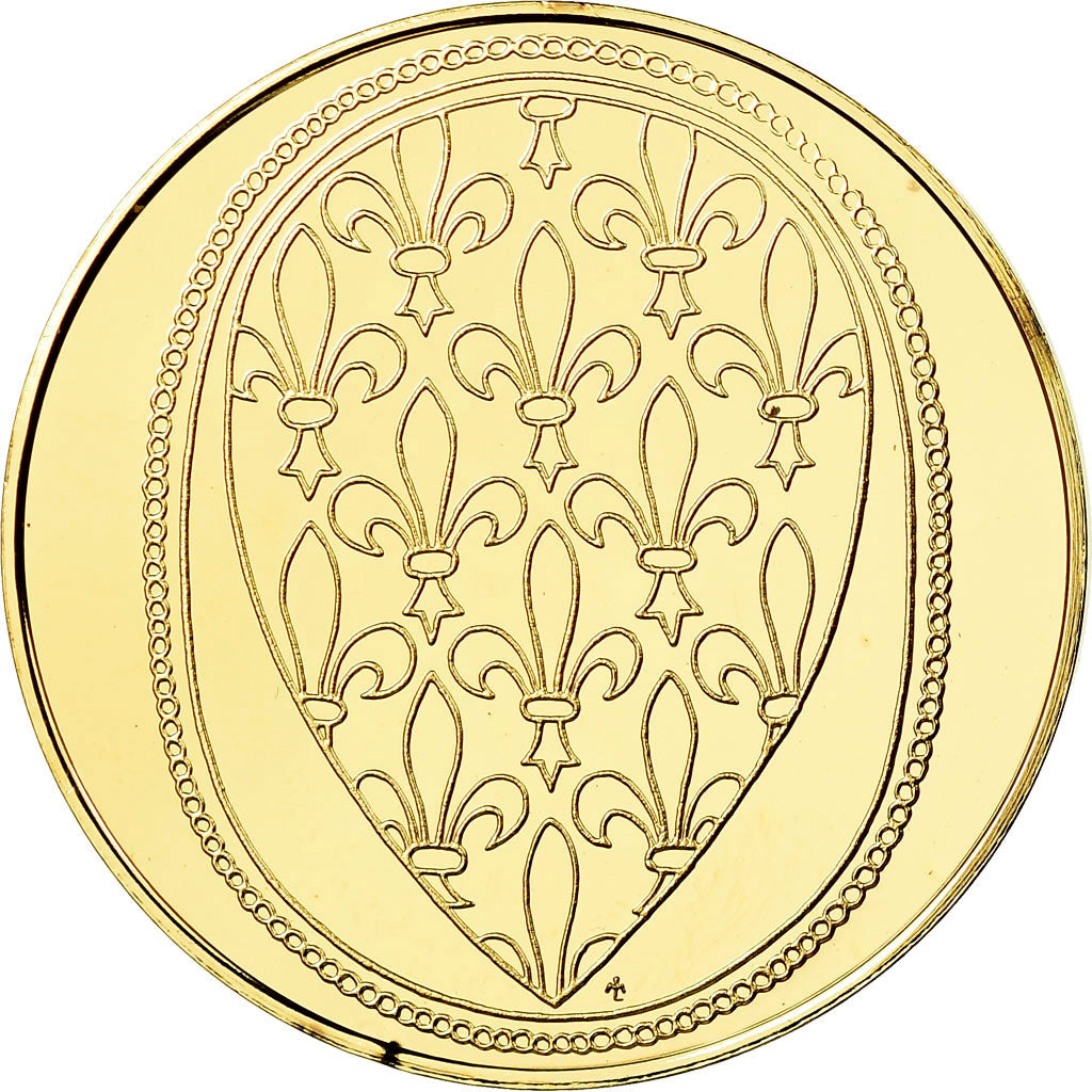 Francja, Medal, Les Rois de France, Louis VIII, Historia, MS(64), Vermeil