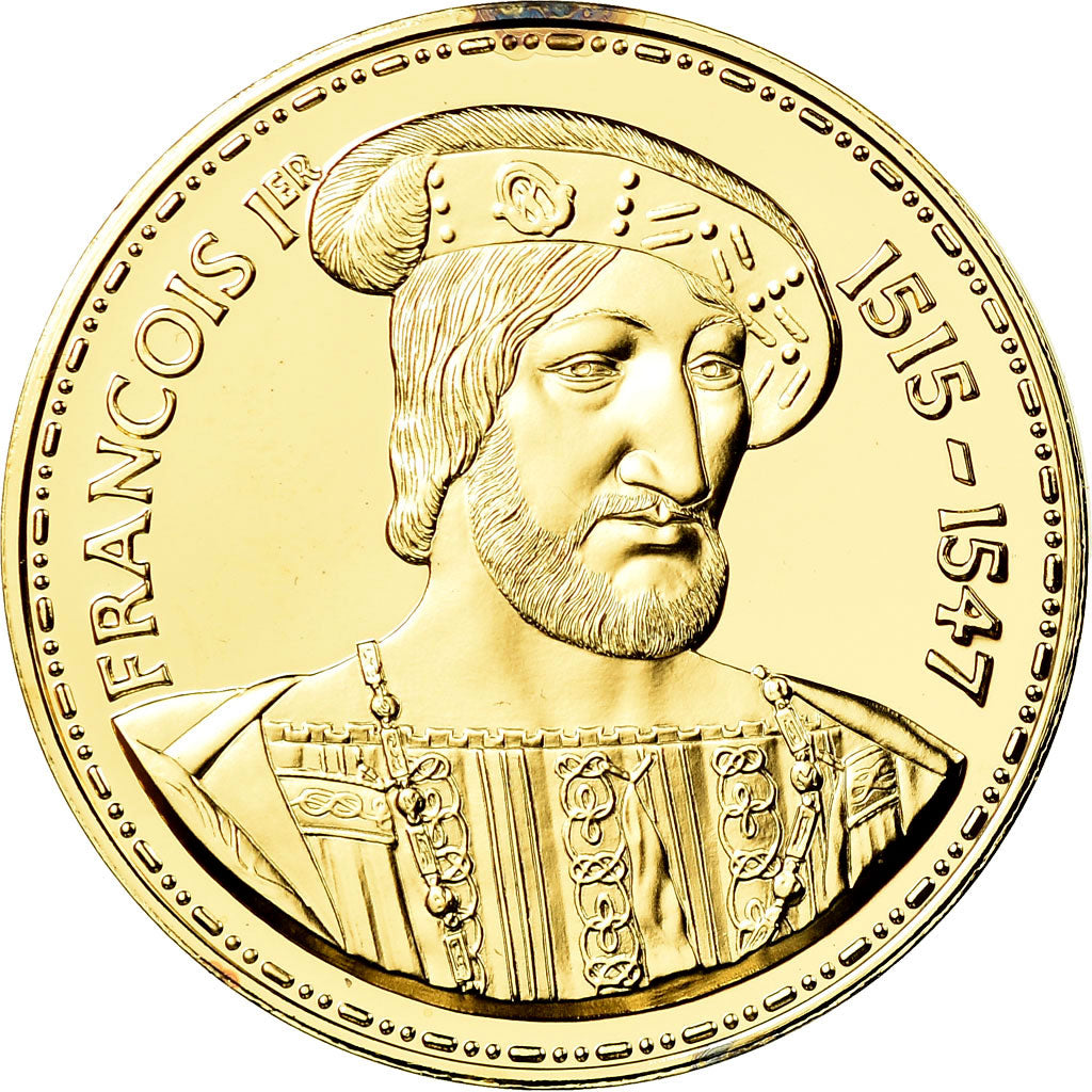 France, Médaille, Les Rois de France, François Ier, History, FDC, Vermeil