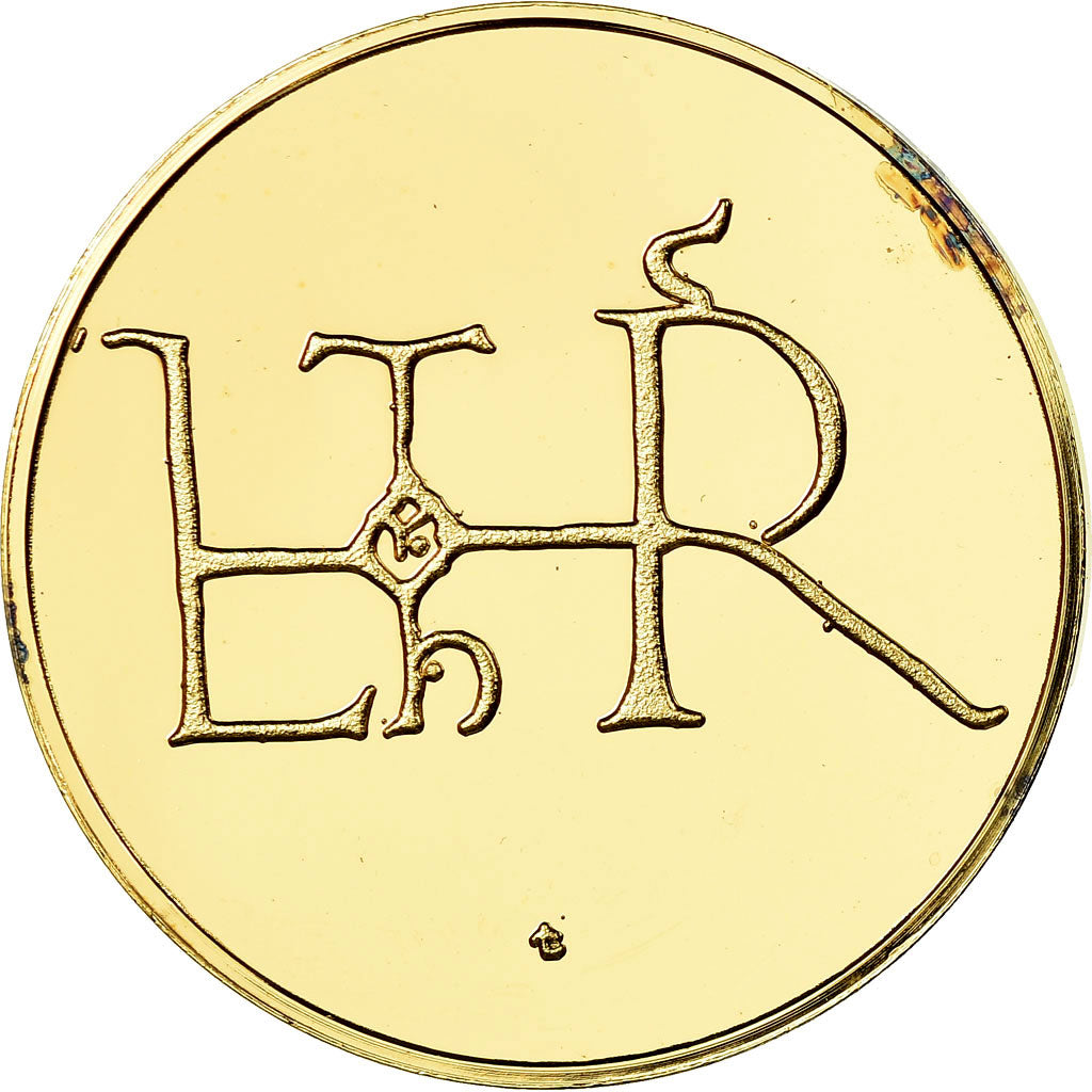 France, Médaille, Les Rois de France, Lothaire, History, FDC, Vermeil