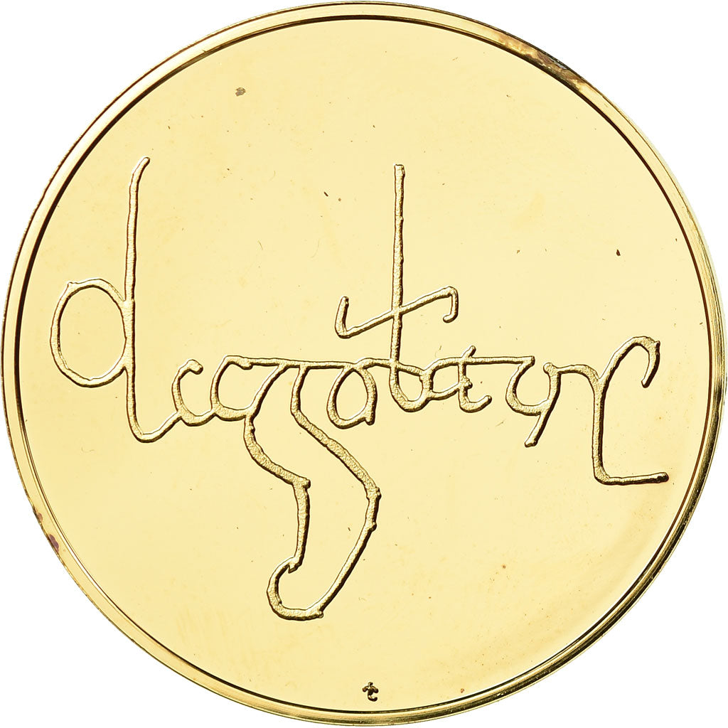 France, Médaille, Les Rois de France, Dagobert I, History, FDC, Vermeil
