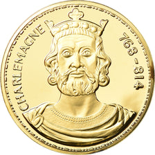 France, Médaille, Les Rois de France, Charlemagne, History, FDC, Vermeil