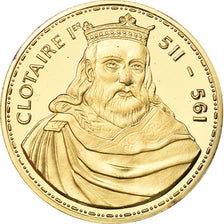 France, Médaille, Les Rois de France, Clotaire Ier, History, FDC, Vermeil