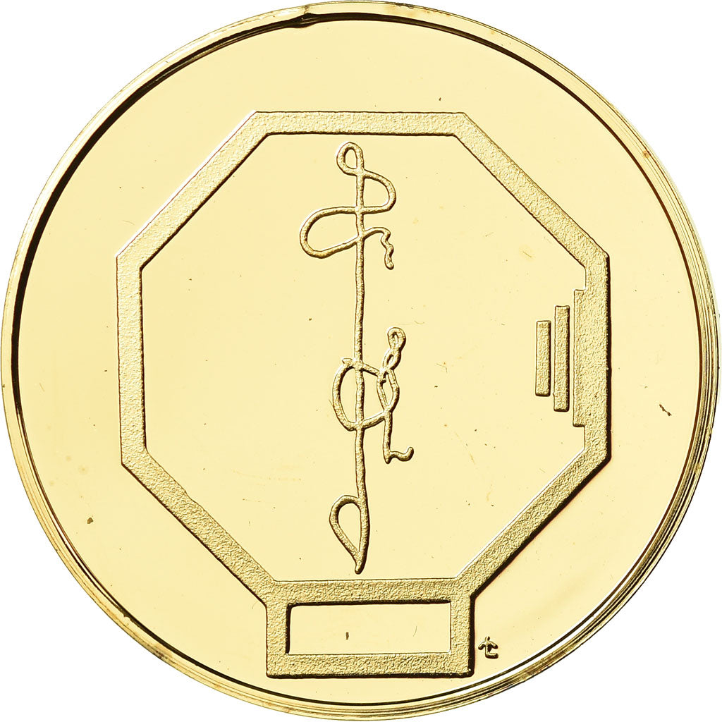 France, Medal, Les Rois de France, Clovis, History, MS(65-70), Vermeil