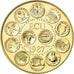 France, Medal, Ecu Europa, Marianne, 1987, Rodier, MS(65-70), Copper-Nickel Gilt