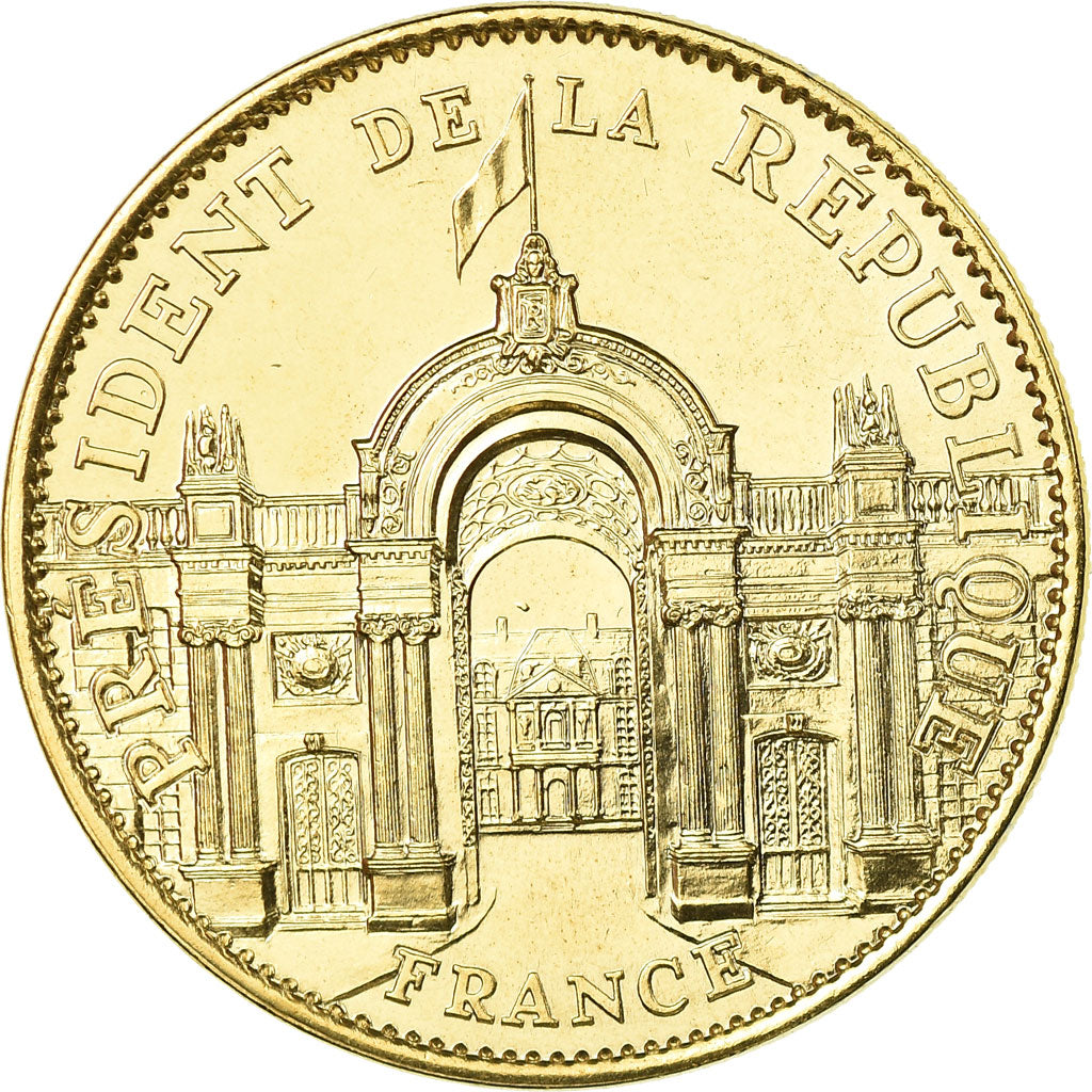 France, Médaille, Général De Gaulle, History, FDC, Copper-Nickel Gilt