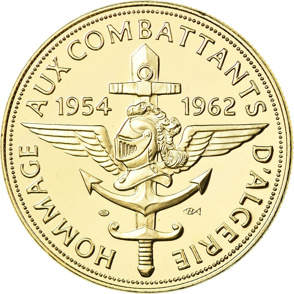 France, Medal, Guerre d'Algérie, Hommage aux Combattants, MS(65-70)