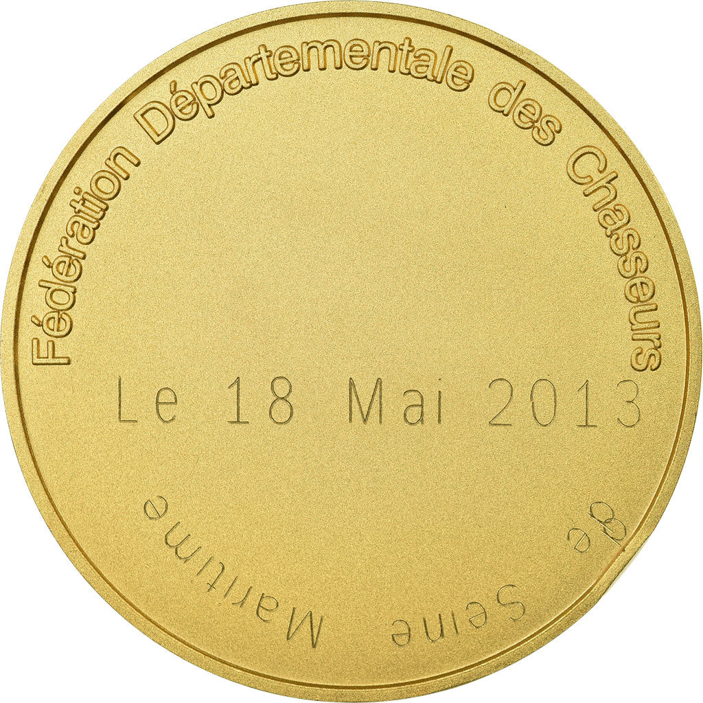 France, Medal, Fédération Départementale des Chasseurs, Seine Maritime, 2013