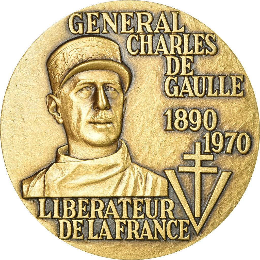 França, Medal, Général de Gaulle, Libérateur de la France, 1970, MS(65-70)