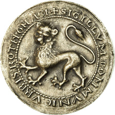 Francja, Medal, Sceau de la Ville de Rouen, AU(55-58), Brąz posrebrzany