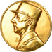 France, Medal, Uniface, De Gaulle, MS(60-62), Gilt Bronze