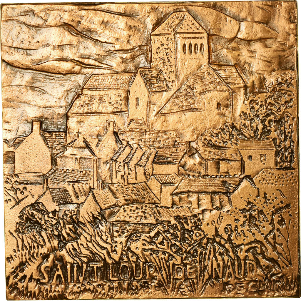 France, Médaille, Ville de Saint-Loup-de-Naud, Seine-et-Marne, 1979, Clairin