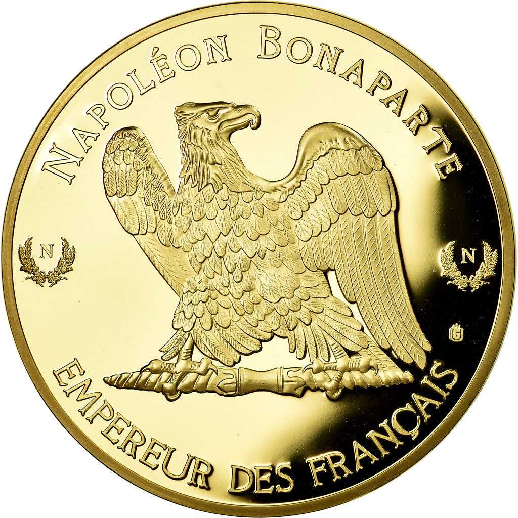 France, Médaille, Le sacre de Napoléon Ier par Pie VII, FDC, Copper Gilt