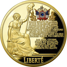 Francja, Medal, Marianne, Liberté Egalité Fraternité, 2015, MS(65-70), Stop