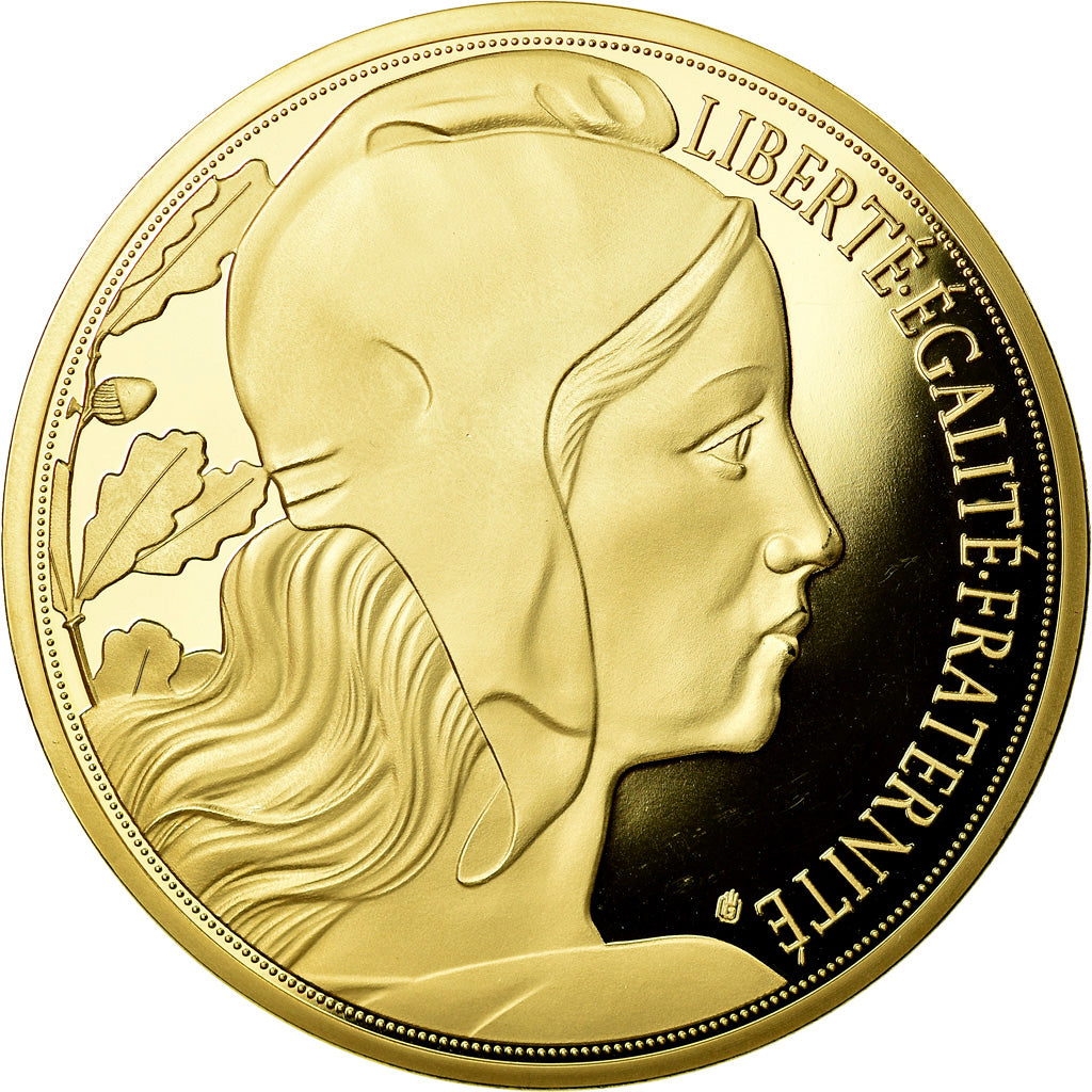 Francja, Medal, Marianne, Liberté Egalité Fraternité, 2015, MS(65-70), Stop