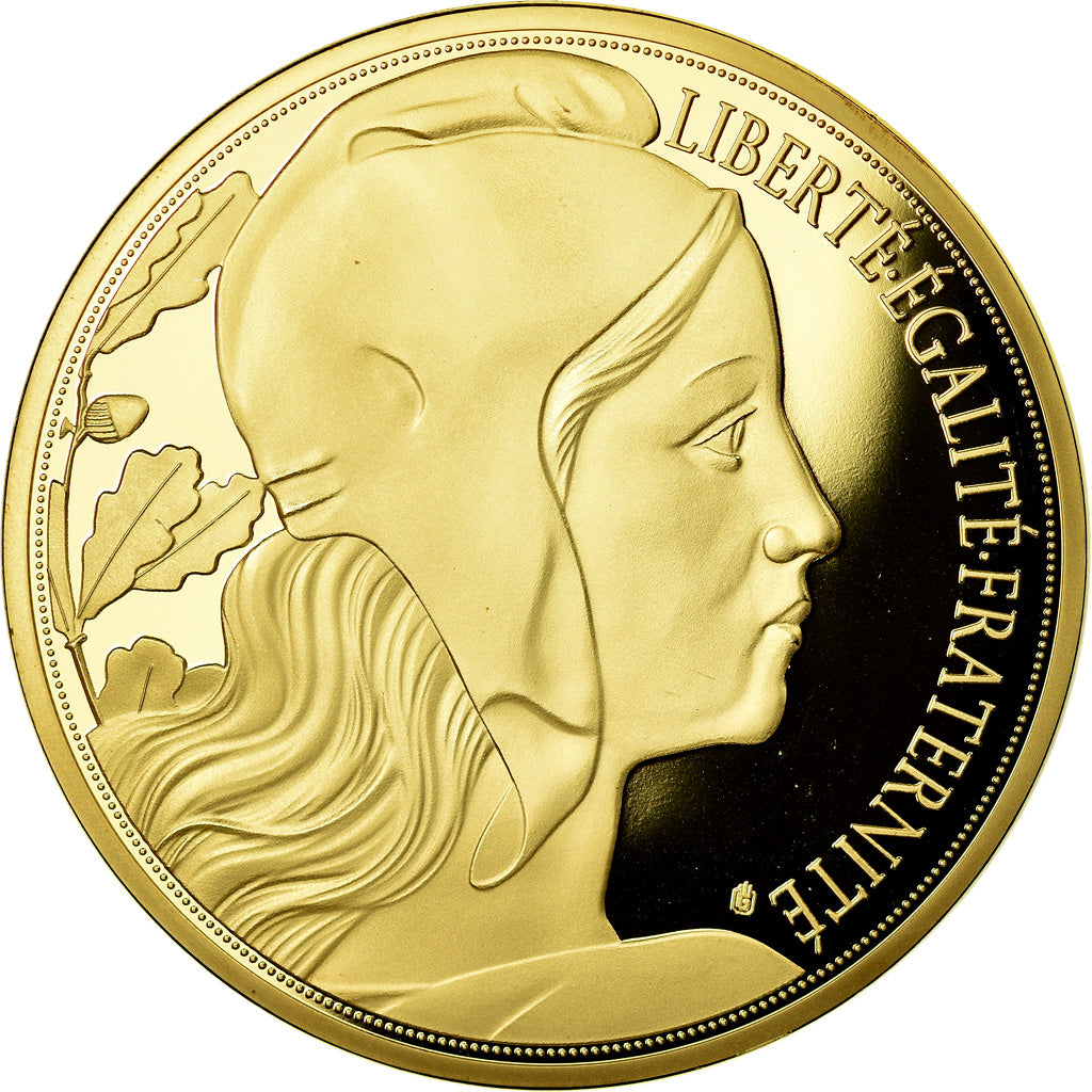 France, Medal, Marianne, Liberté Egalité Fraternité, 2015, MS(65-70), Copper