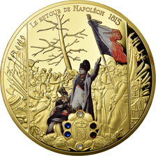 France, Medal, Le Retour de Napoléon, 1815, MS(65-70), Copper Plated Silver