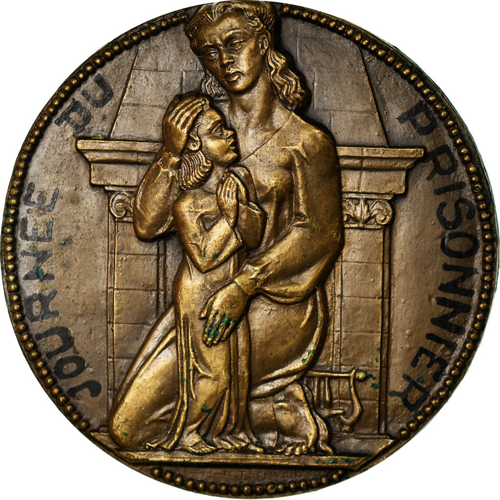 France, Médaille, Journée du Prisonnier, Politics, Society, War, 1944