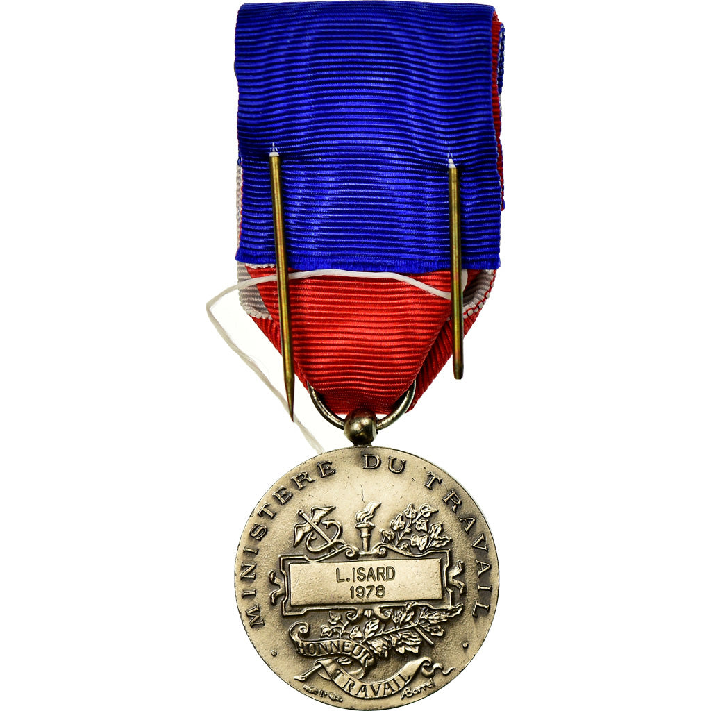 France, Médaille d'honneur du travail, Medal, 1978, Excellent Quality