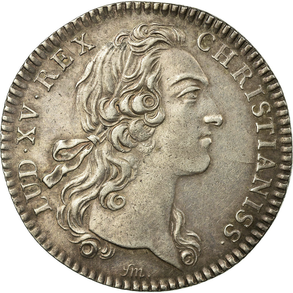 Francja, Token, Louis XV, Ordinaire des Guerres, 1749, AU(50-53), Srebro