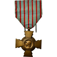 Francja, Croix du Combattant, Medal, 1914-1918, Doskonała jakość, Bronze, 36