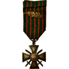França, Croix de Guerre, Une palme, Medal, 1914-1917, Qualidade Excelente
