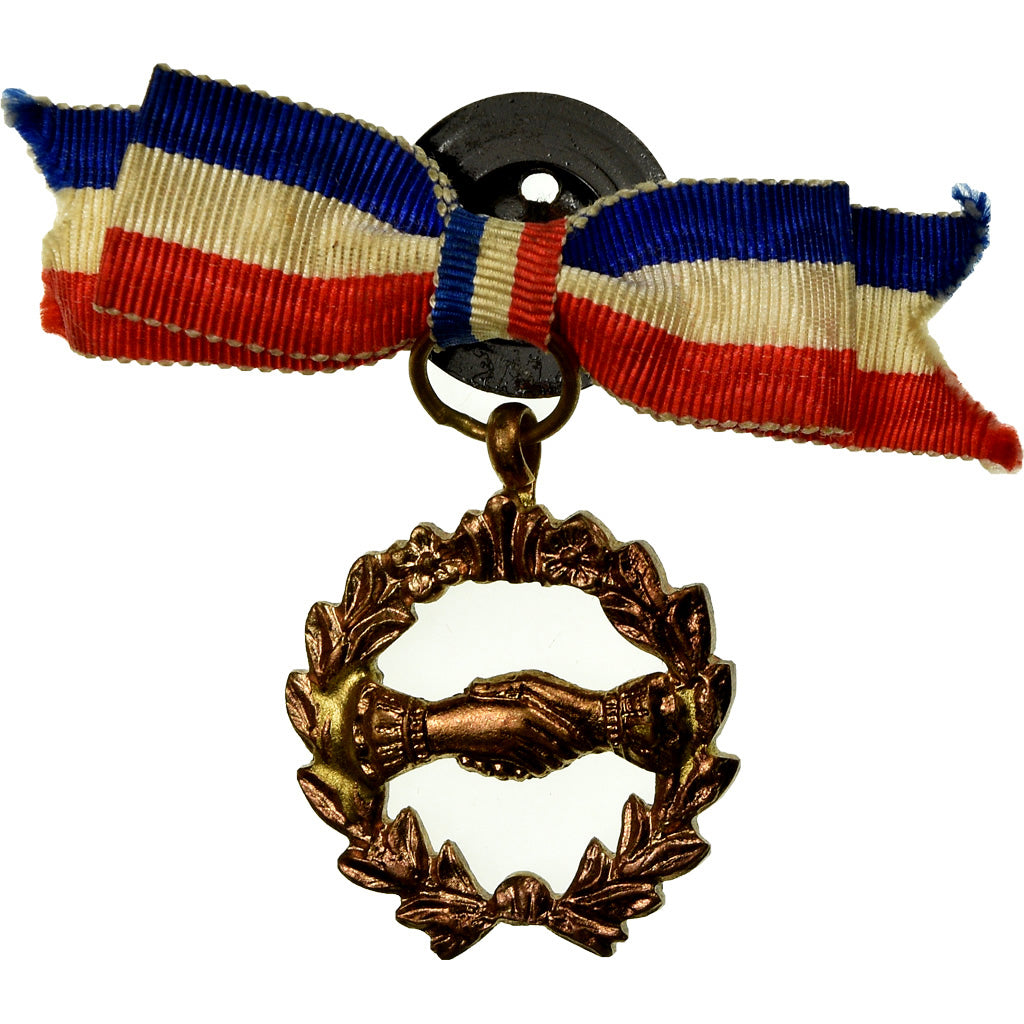 France, Secours Mutuel, Entraide, Bienfaisance, Medal, Excellent Quality