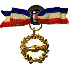 France, Secours Mutuel, Entraide, Bienfaisance, Medal, Excellent Quality, Copper
