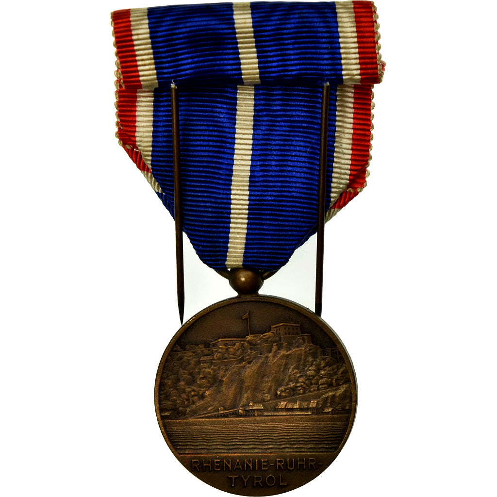 Francia, Rhénanie-Ruhr-Tyrol, medalla, undated (1925), Sin circulación
