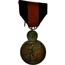 België, Bataille de l'Yser, Medaille, 1914, Heel goede staat, Vloors, Bronze