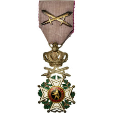 Bélgica, Ordre de Léopold Ier, medalla, Excellent Quality, Plata, 44
