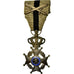Belgia, Ordre de Léopold II, Medal, Doskonała jakość, Brąz posrebrzany, 45