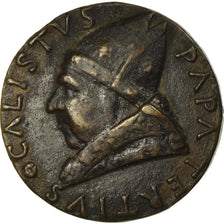 Vaticano, medaglia, Etats du Pape, Pape Calixte III, 1455-1458, GUAZZALOTTI