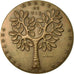 France, Médaille, Comité National contre la Tuberculose, 1977, Baron, SPL