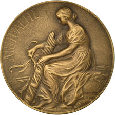 France, Medal, Sociétés Mutualistes du Cher, Lefebvre, MS(63), Bronze