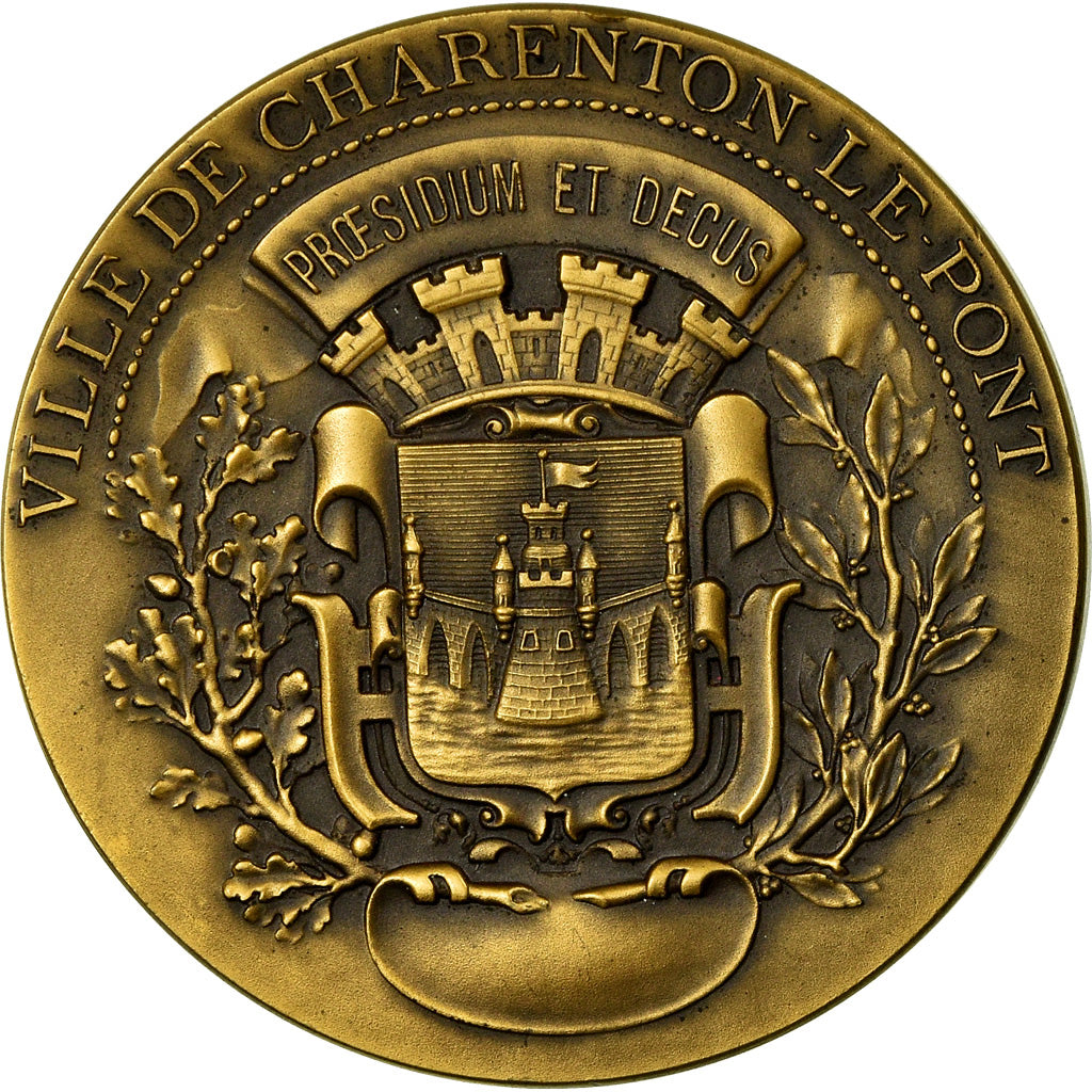 Francja, Medal, Ville de Charenton-le-Pont, Ile-de-France, Undated, Rivet