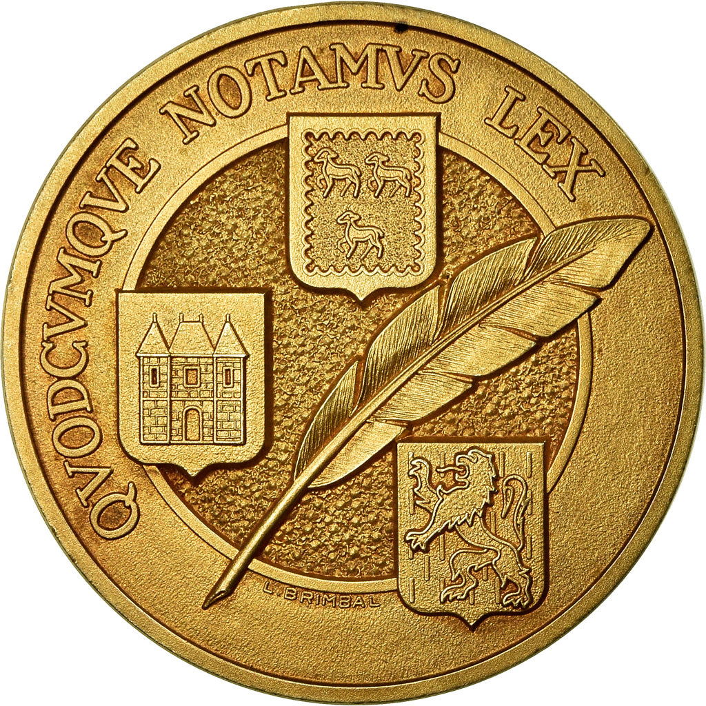 France, Medal, Conseil des Notaires de la Cour d'Appel de Bourges, 1959