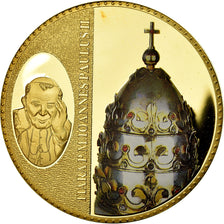 Vaticano, medalha, Jean-Paul II, Tiara Papalis, Crenças e religiões