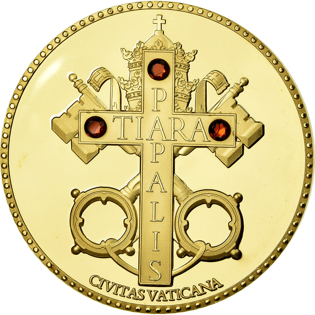 Vatikan, Medaille, Jean-Paul II, Tiara Papalis, Religions & beliefs, STGL