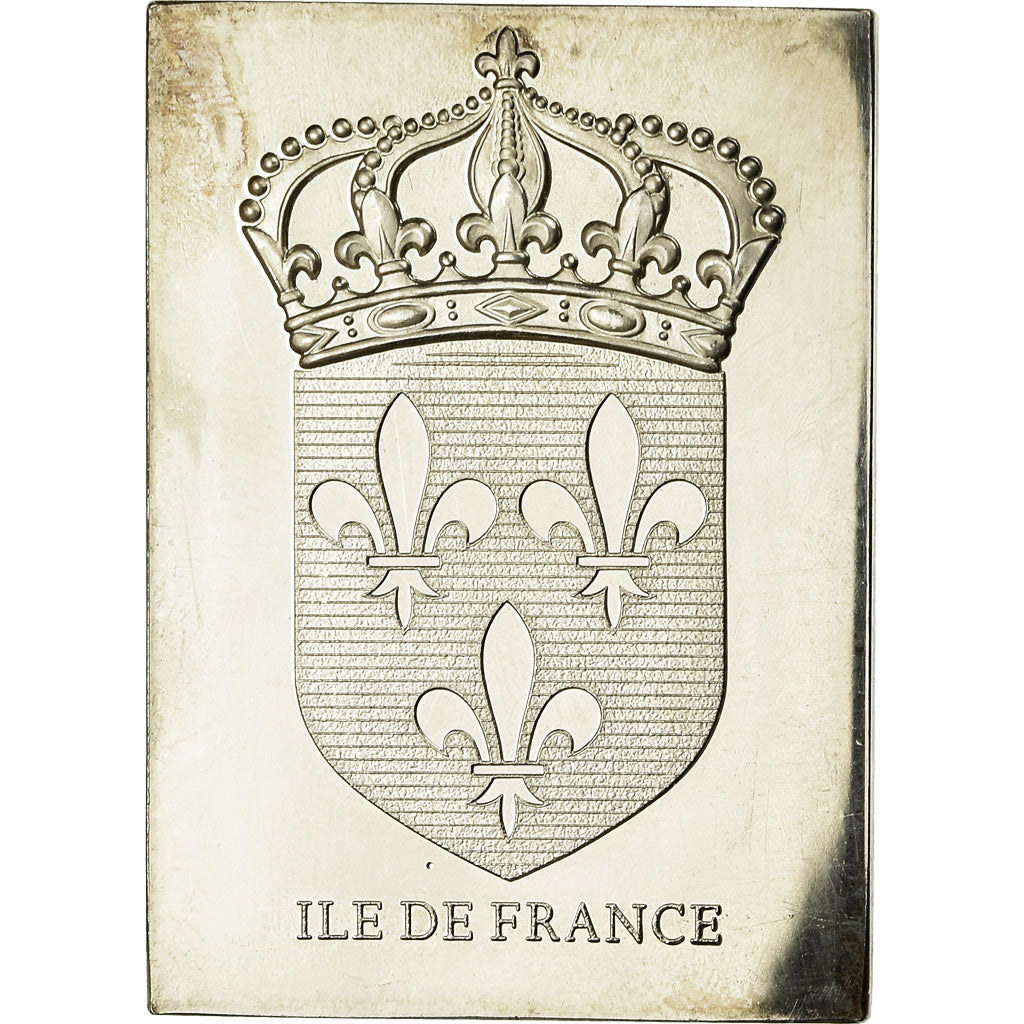 Francja, Medal, Les Armoiries des Provinces de France, Ile-de-France, 1976