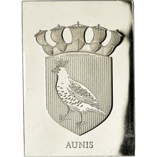 France, Medal, Les Armoiries des Provinces de France, Aunis, 1976, AU(55-58)