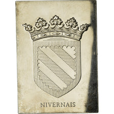 Francja, Medal, Les Armoiries des Provinces de France, Nivernais, 1976