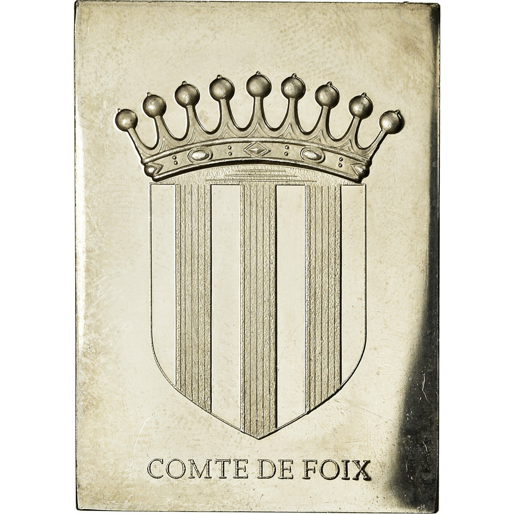 Francja, Medal, Les Armoiries des Provinces de France, Comté de Foix, 1976