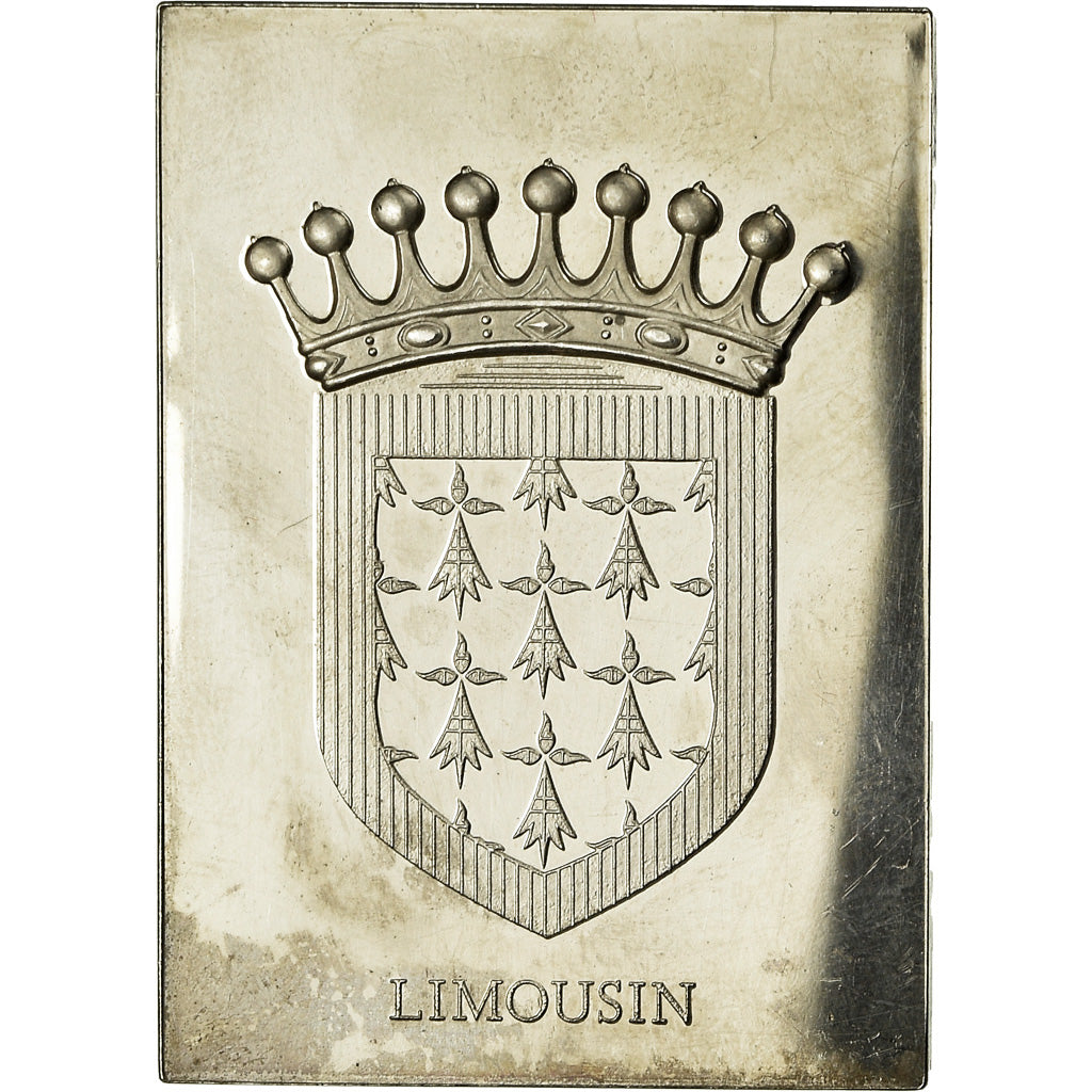 France, Medal, Les Armoiries des Provinces de France, Limousin, 1976, AU(55-58)