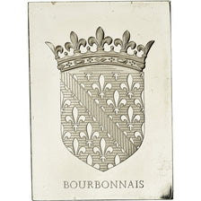 France, Médaille, Les Armoiries des Provinces de France, Bourbounais, 1976