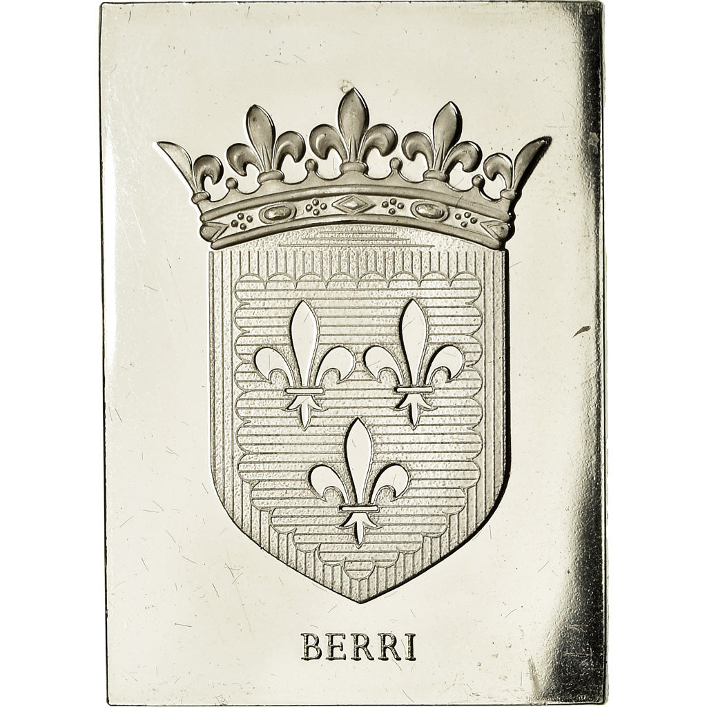 France, Medal, Les Armoiries des Provinces de France, Berri, 1976, AU(55-58)