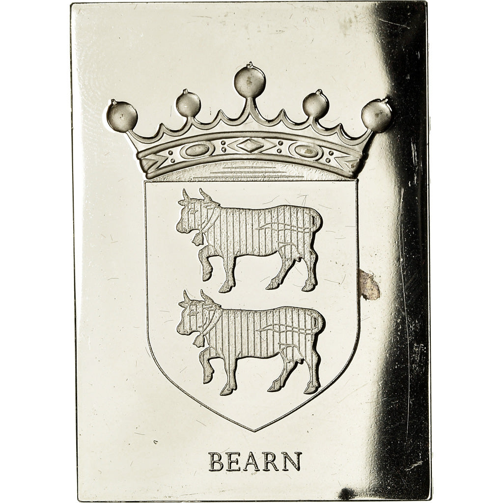 França, Medal, Les Armoiries des Provinces de France, Béarn, 1976, AU(55-58)